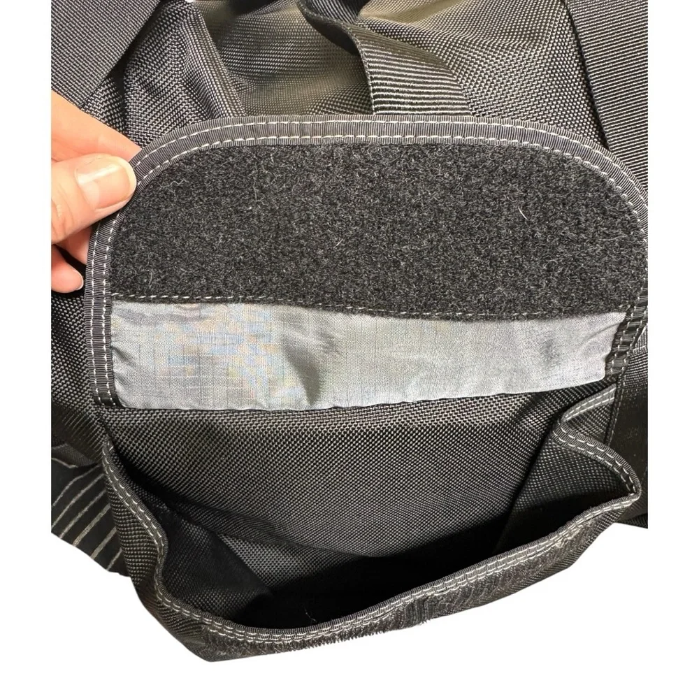 Timbuk2 Hemlock Duffel Roll-top Velcro Messenger Bag, Black, Crossbody